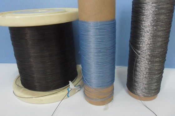 Fio metálico do revestimento flexível do PVC, 12um fogo - linha costurando retardadora